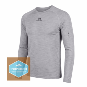 Футболка Nordski Pro Grey с длинным рукавом